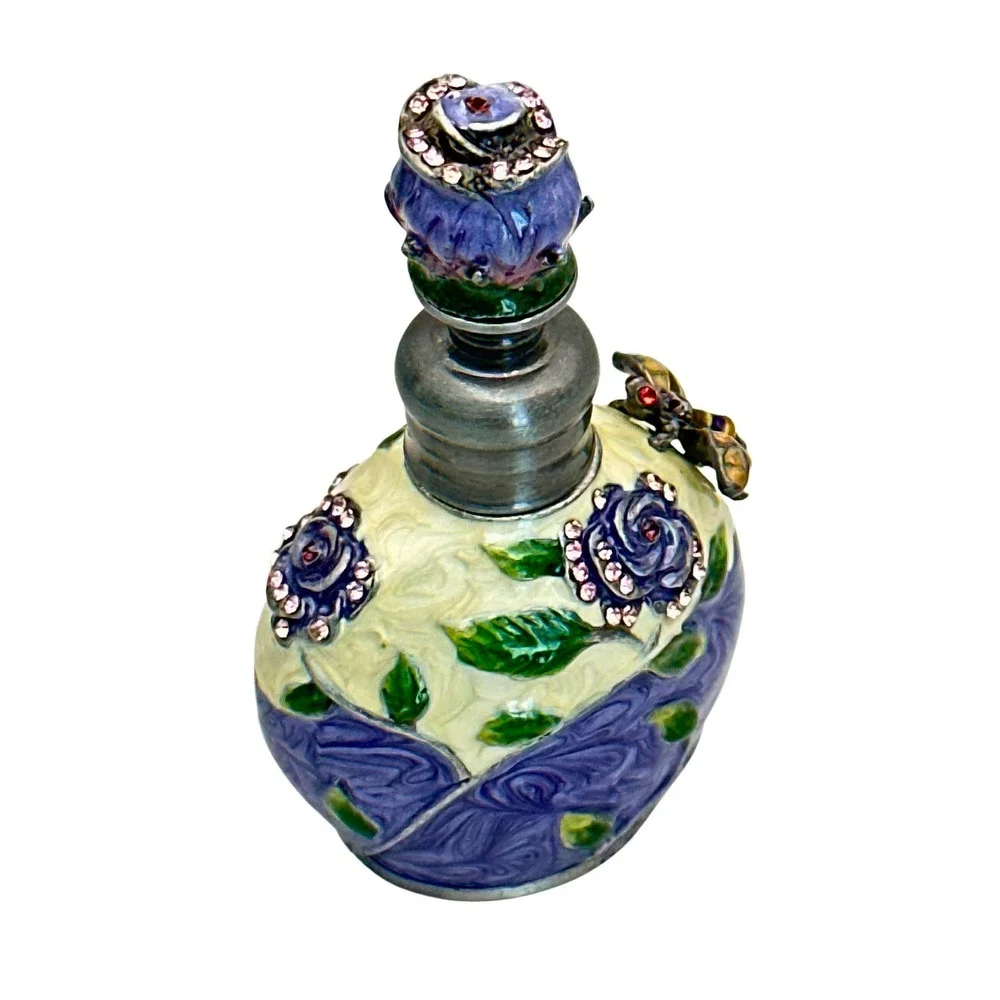 Evenchae Bee & Roses Glass Perfume Bottle, 6 ml, Empty - w/Gift Bag - Picture 8 of 14